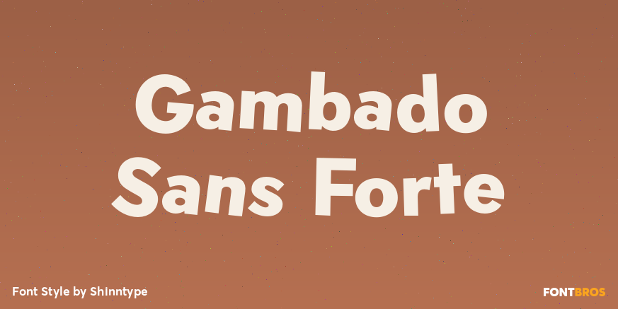 Gambado Sans Forte Poster