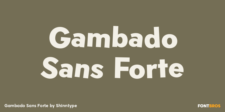 Gambado Sans Forte Poster