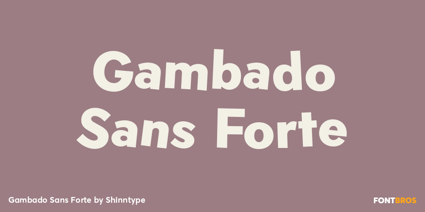 Gambado Sans Forte Poster