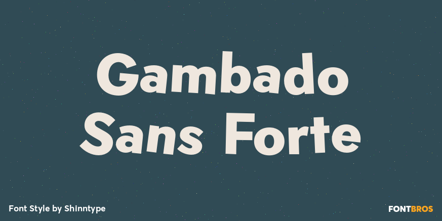 Gambado Sans Forte Poster