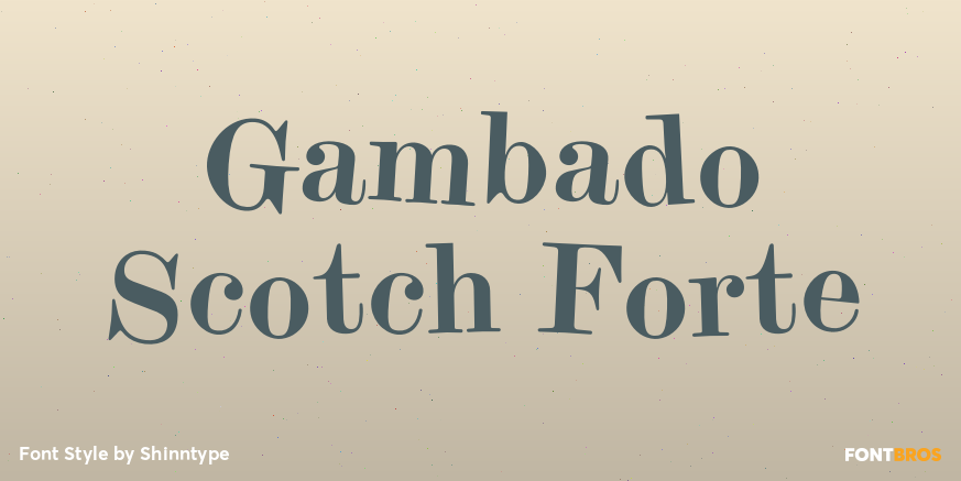 Gambado Scotch Forte Poster