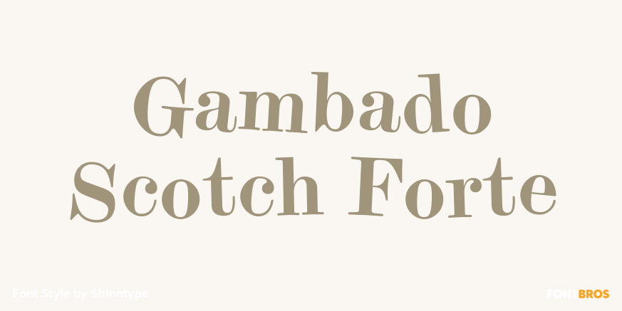 Gambado Scotch Forte Poster