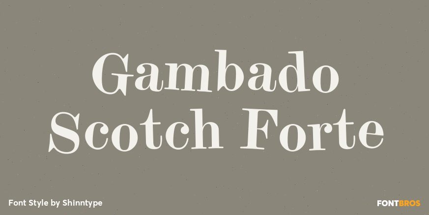 Gambado Scotch Forte Poster