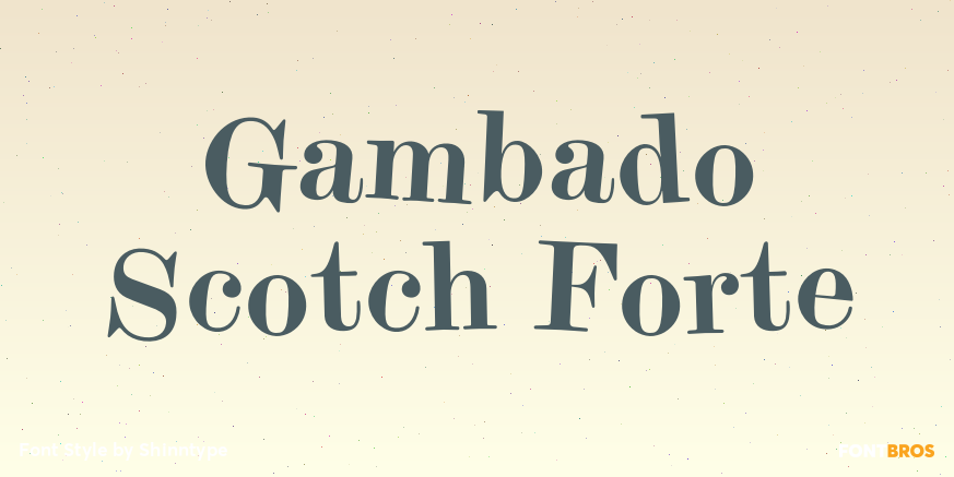 Gambado Scotch Forte Poster
