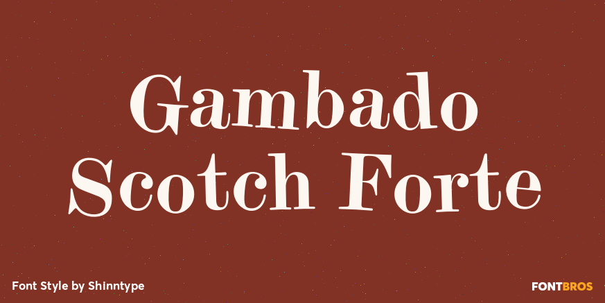 Gambado Scotch Forte Poster