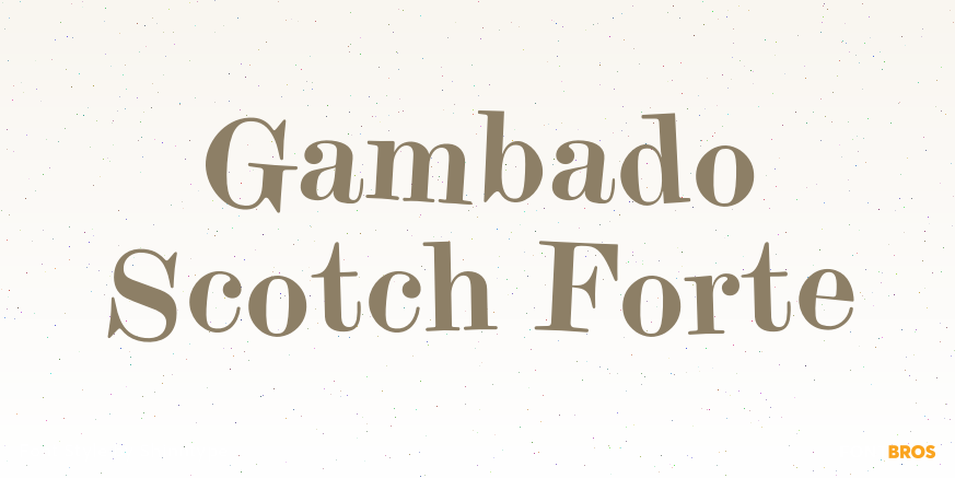 Gambado Scotch Forte Poster