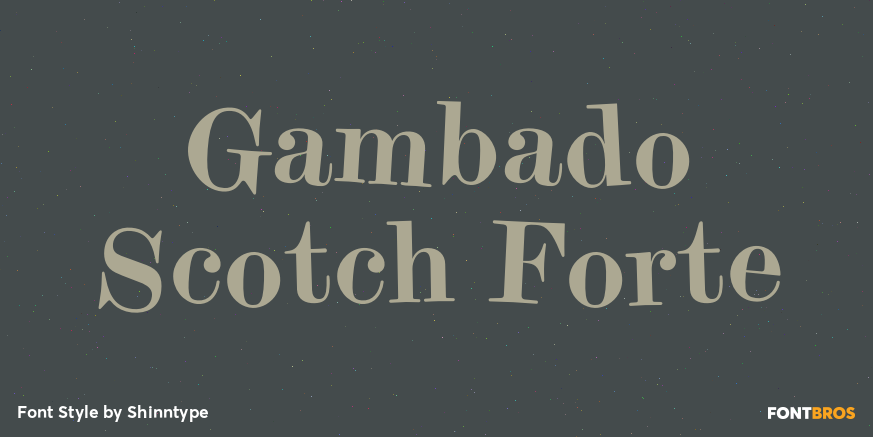 Gambado Scotch Forte Poster