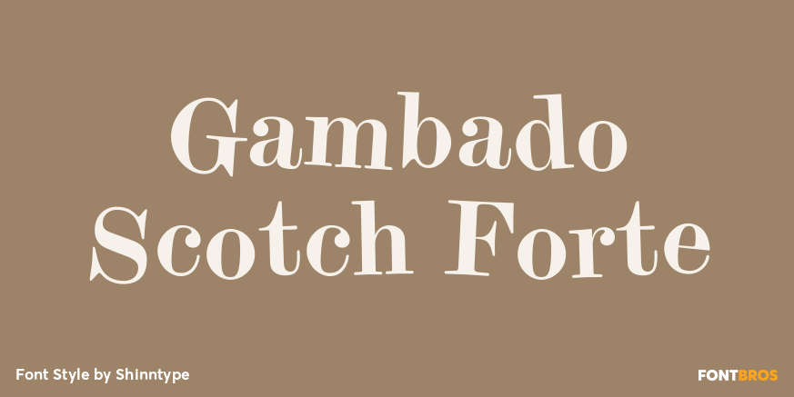 Gambado Scotch Forte Poster