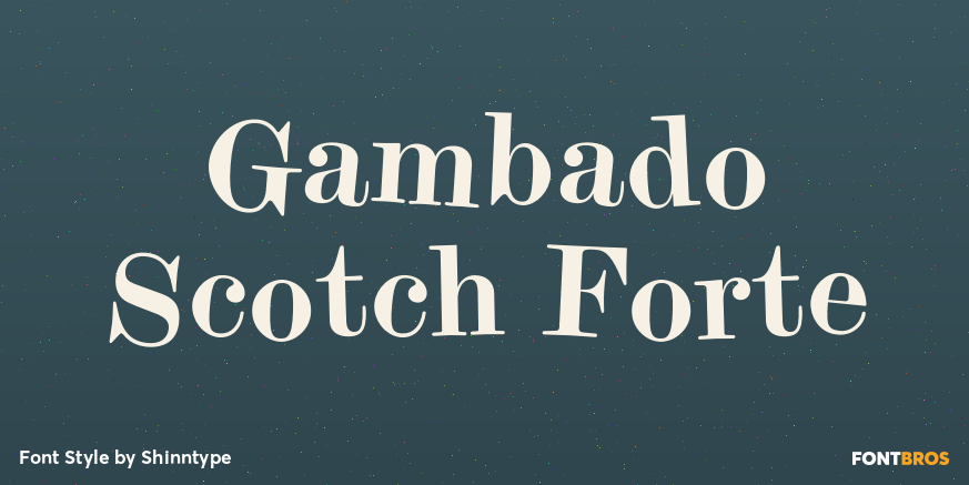 Gambado Scotch Forte Poster