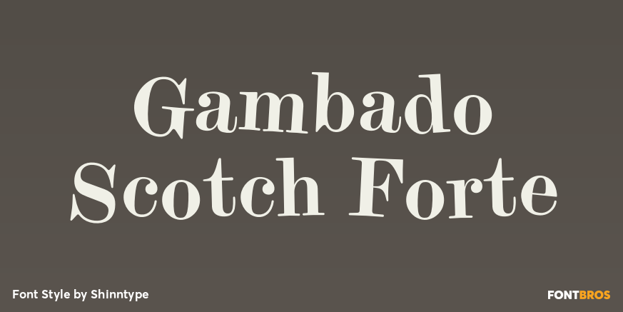 Gambado Scotch Forte Poster