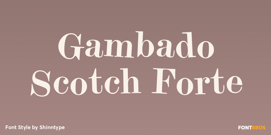 Gambado Scotch Forte Poster