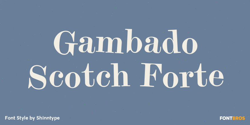 Gambado Scotch Forte Poster