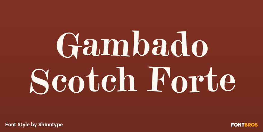 Gambado Scotch Forte Poster