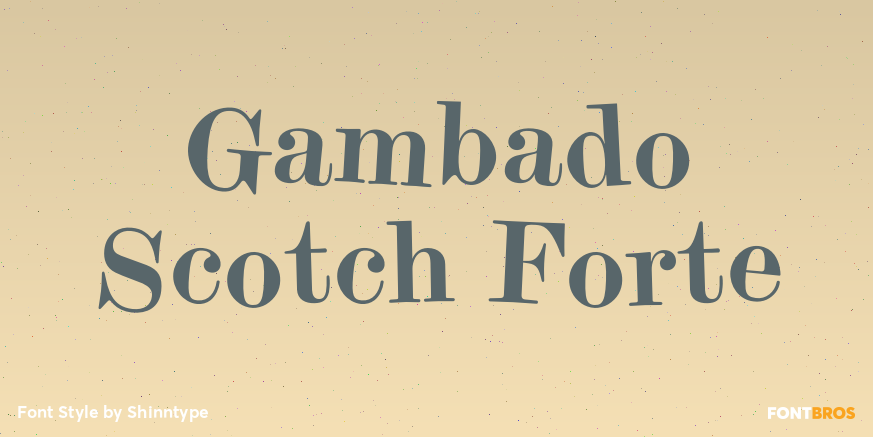 Gambado Scotch Forte Poster