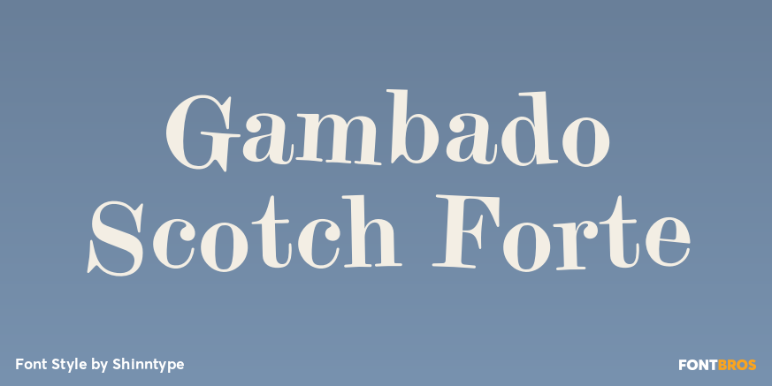 Gambado Scotch Forte Poster
