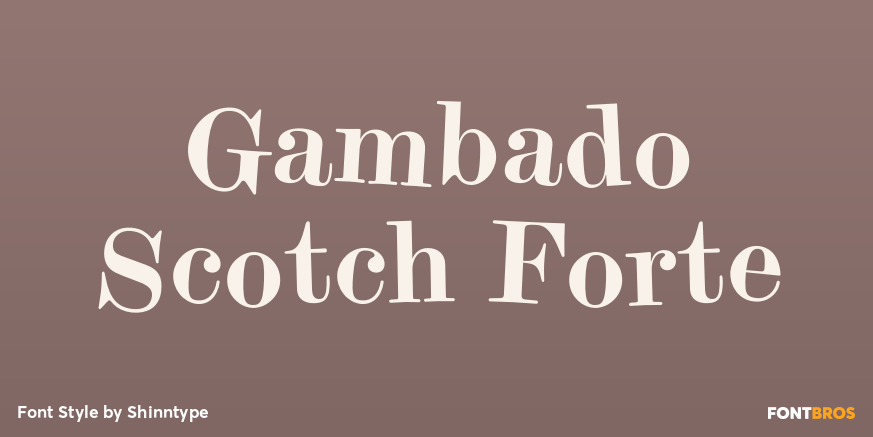 Gambado Scotch Forte Poster