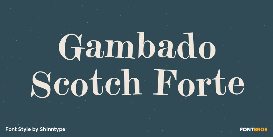 Gambado Scotch Forte Poster