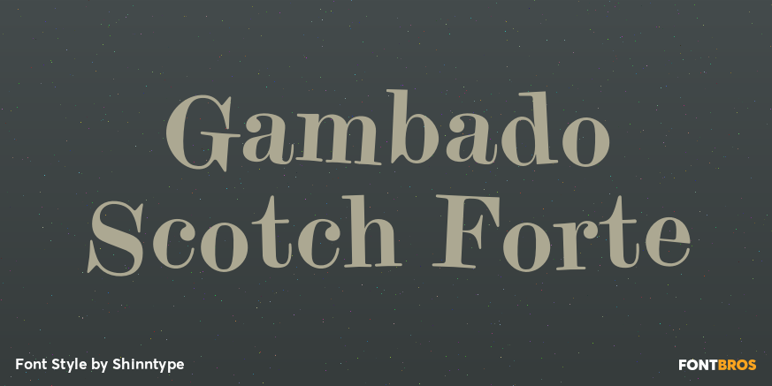 Gambado Scotch Forte Poster