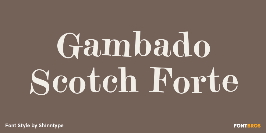 Gambado Scotch Forte Poster