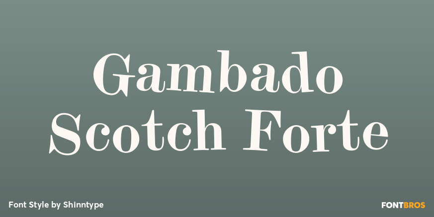 Gambado Scotch Forte Poster