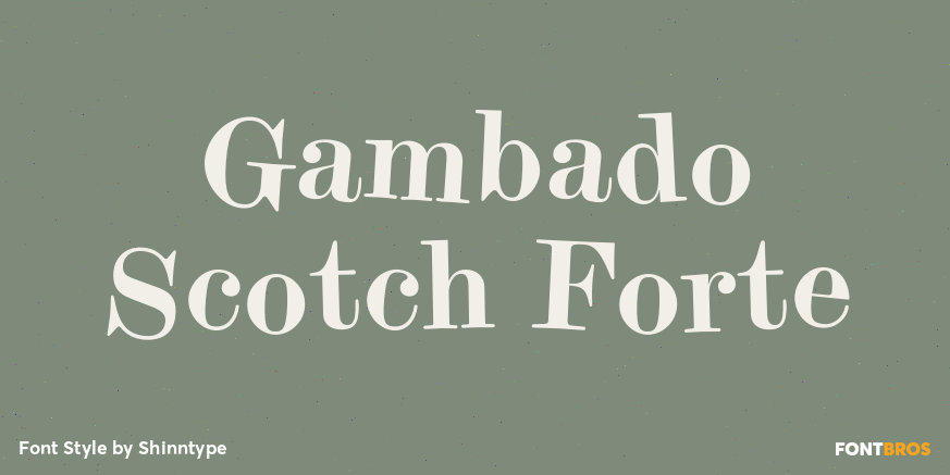 Gambado Scotch Forte Poster