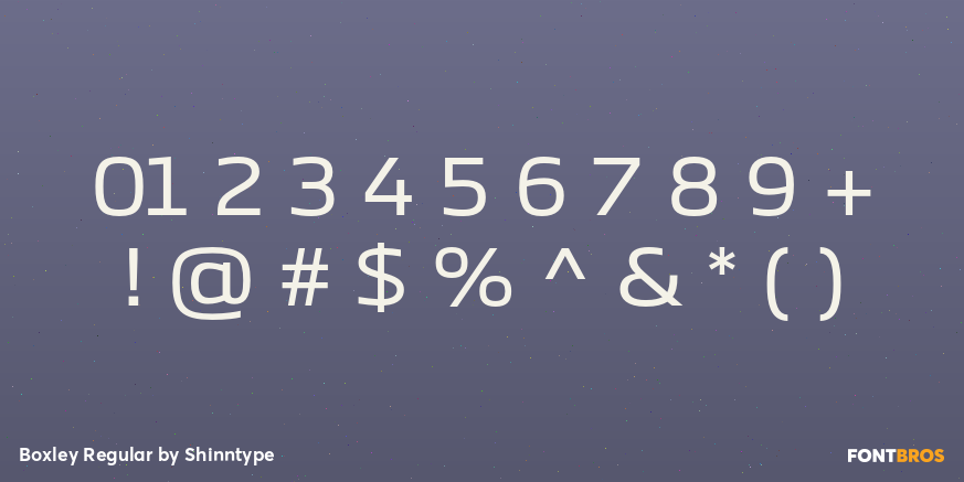 Boxley Regular Font Poster #4