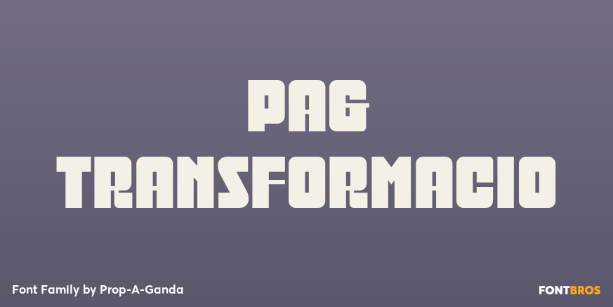 PAG Transformacio Poster