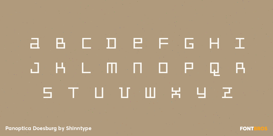 Panoptica Doesburg Font Poster #1