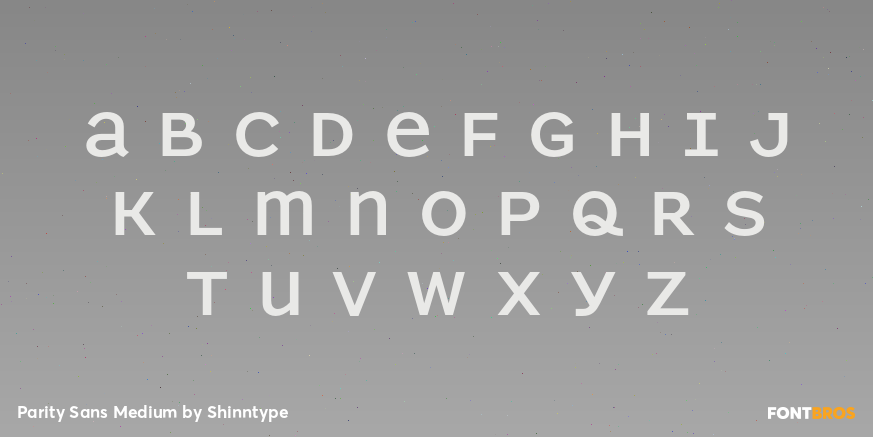 Parity Sans Medium Font Poster #3
