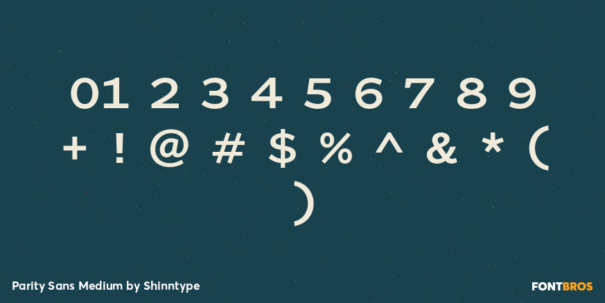 Parity Sans Medium Font Poster #4