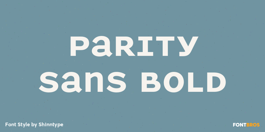 Parity Sans Bold Poster