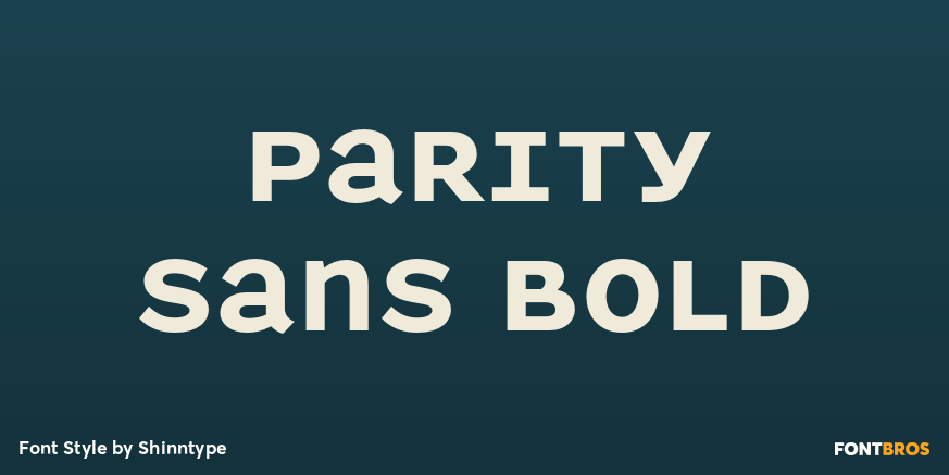 Parity Sans Bold Poster