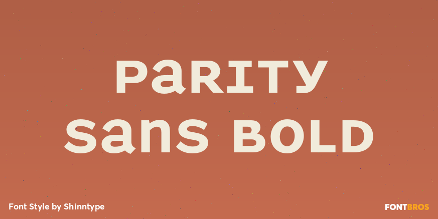 Parity Sans Bold Poster