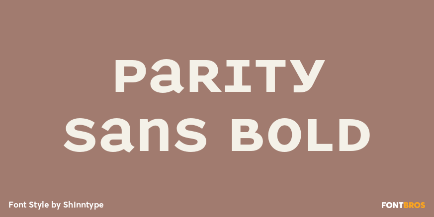 Parity Sans Bold Poster
