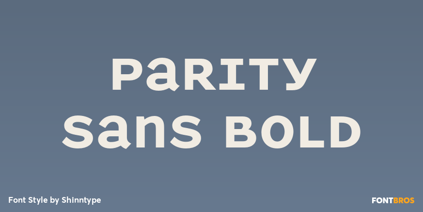 Parity Sans Bold Poster