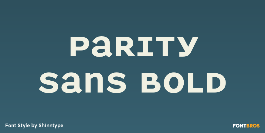 Parity Sans Bold Poster