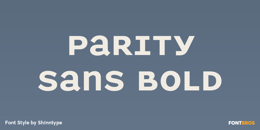 Parity Sans Bold Poster