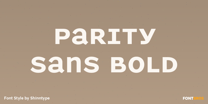 Parity Sans Bold Poster