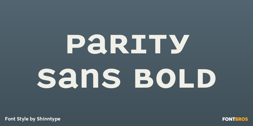Parity Sans Bold Poster