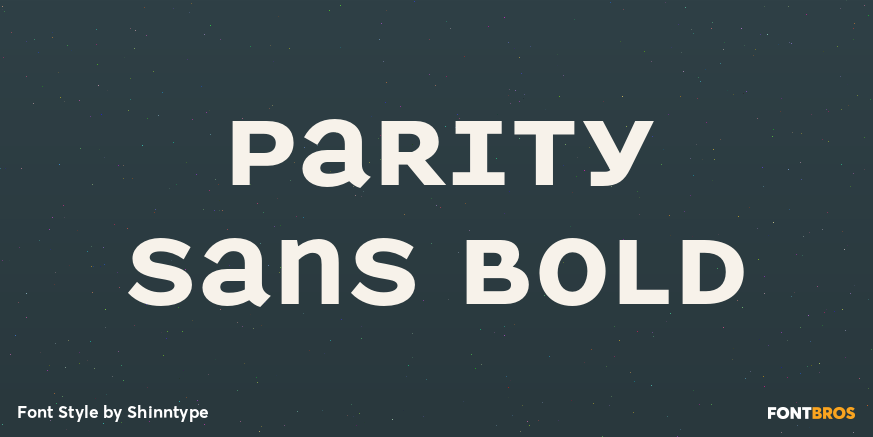 Parity Sans Bold Poster