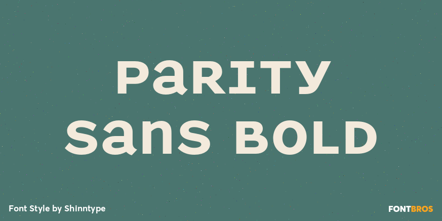 Parity Sans Bold Poster