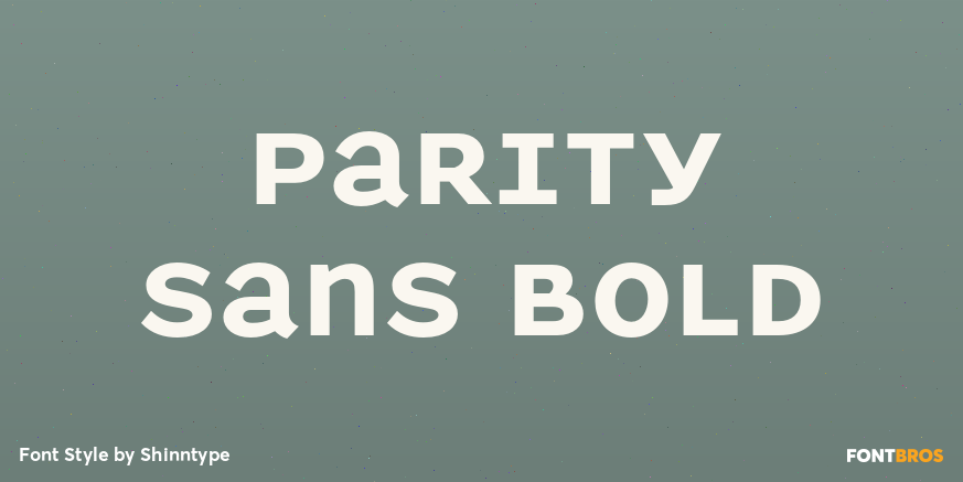 Parity Sans Bold Poster
