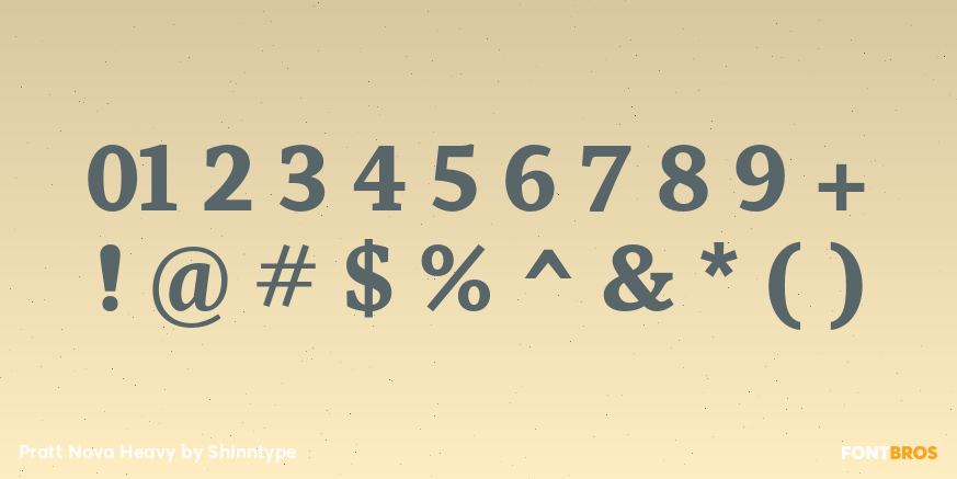 Pratt Nova Heavy Font Poster #4