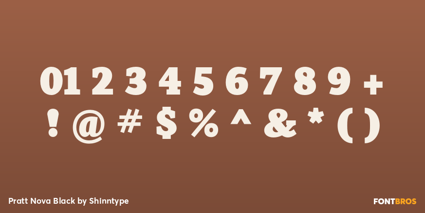 Pratt Nova Black Font Poster #4