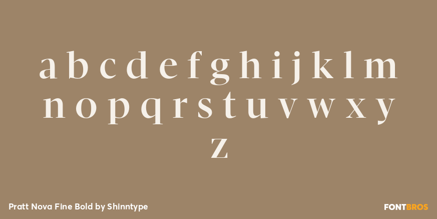 Pratt Nova Fine Bold Font Poster #3