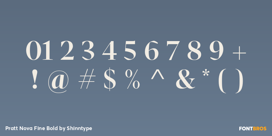 Pratt Nova Fine Bold Font Poster #4