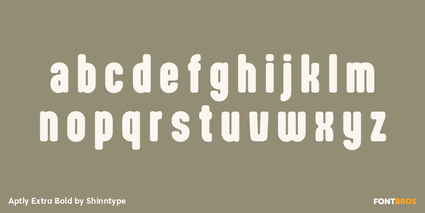 Aptly Extra Bold Font Poster #3