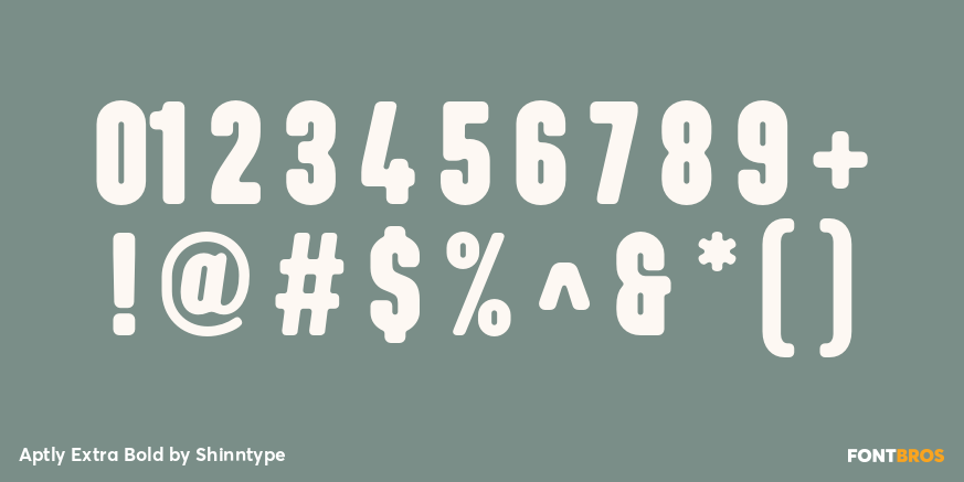 Aptly Extra Bold Font Poster #4