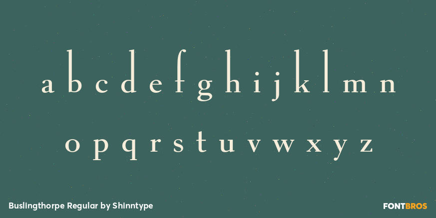 Buslingthorpe Regular Font Poster #3