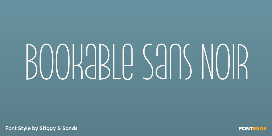 Bookable Sans Noir Poster
